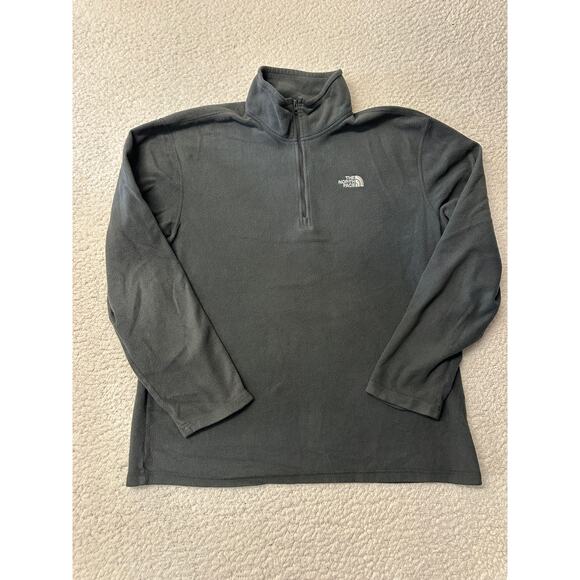 The North Face Mens 1/4 Zip Fleece Pullover Large - Picture 1 of 8